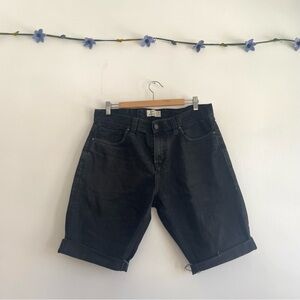 Pull&Bear Dark Denim Jean Shorts